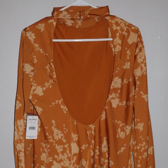 Free People aries long sleeve printed mini dress Size M - Picture 7 of 10